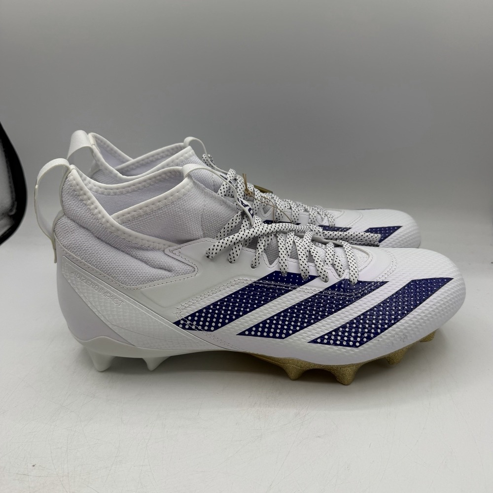 Adidas SM Adizero Impact Washington Huskies Team Issue Cleats Mens 12.5 JQ6563